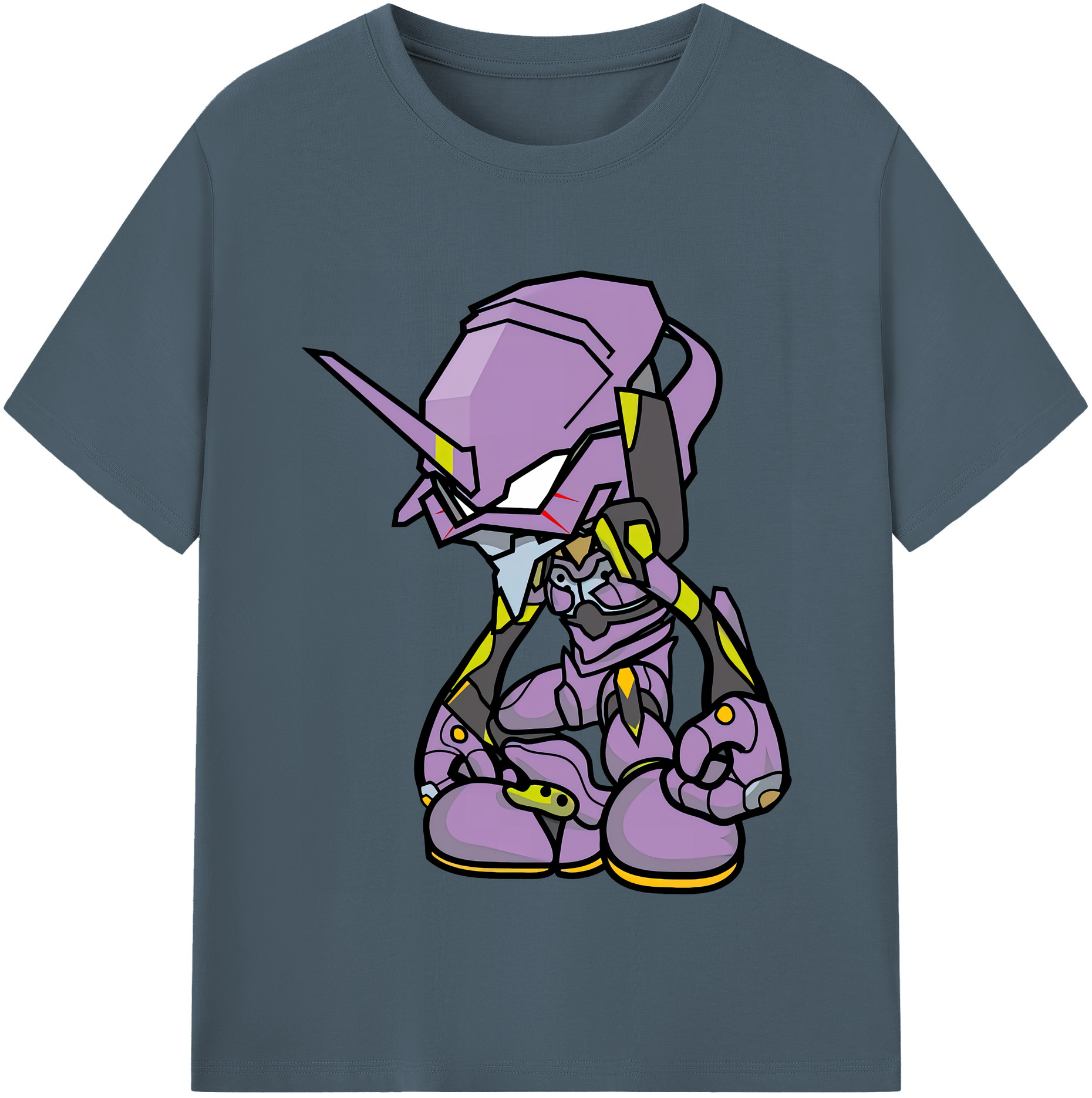 （画像用） EVA 新世紀エヴァンゲリオン 綿100％半袖Tシャツ（フロントプリント）